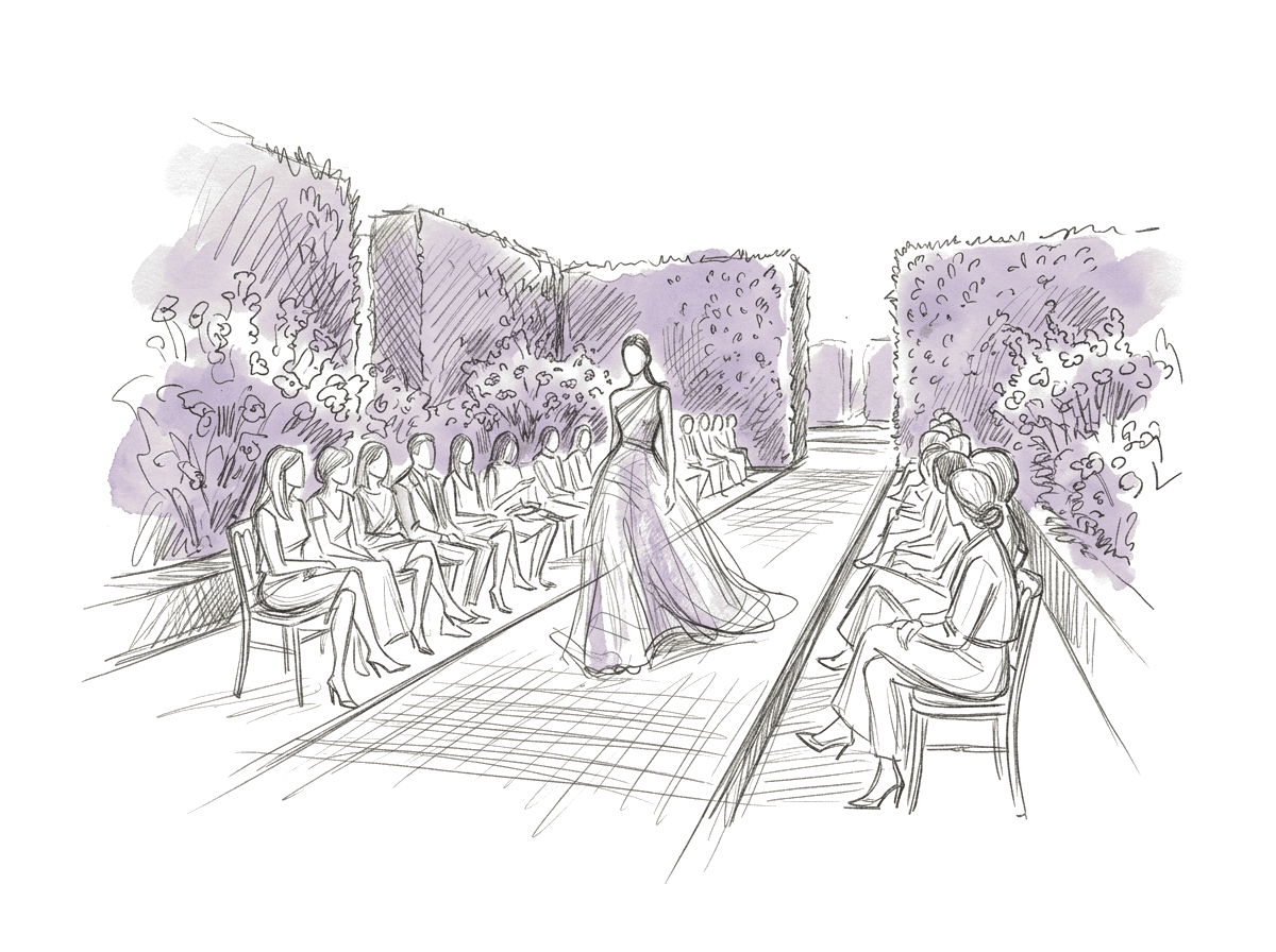 Concept sketch — Garden Runway
